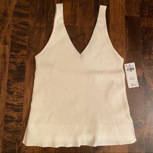 A&F crop sweater tank XS